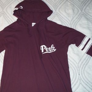 PINK LIGHTWEIGHT HOODIE